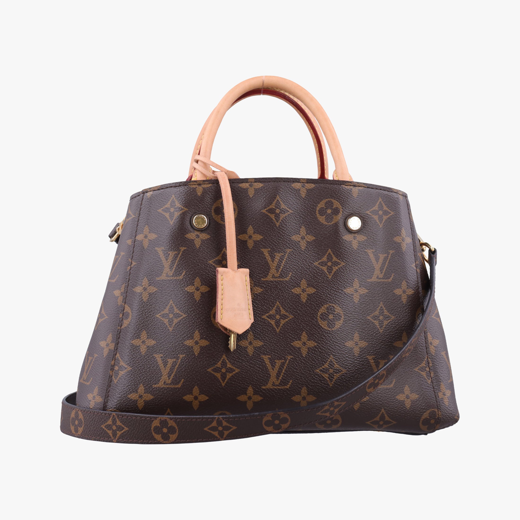 Pre-owned Louis Vuitton MONTAIGNE MM Brown Monogram Canvas M41056 shoulderbag | stylenewstar
