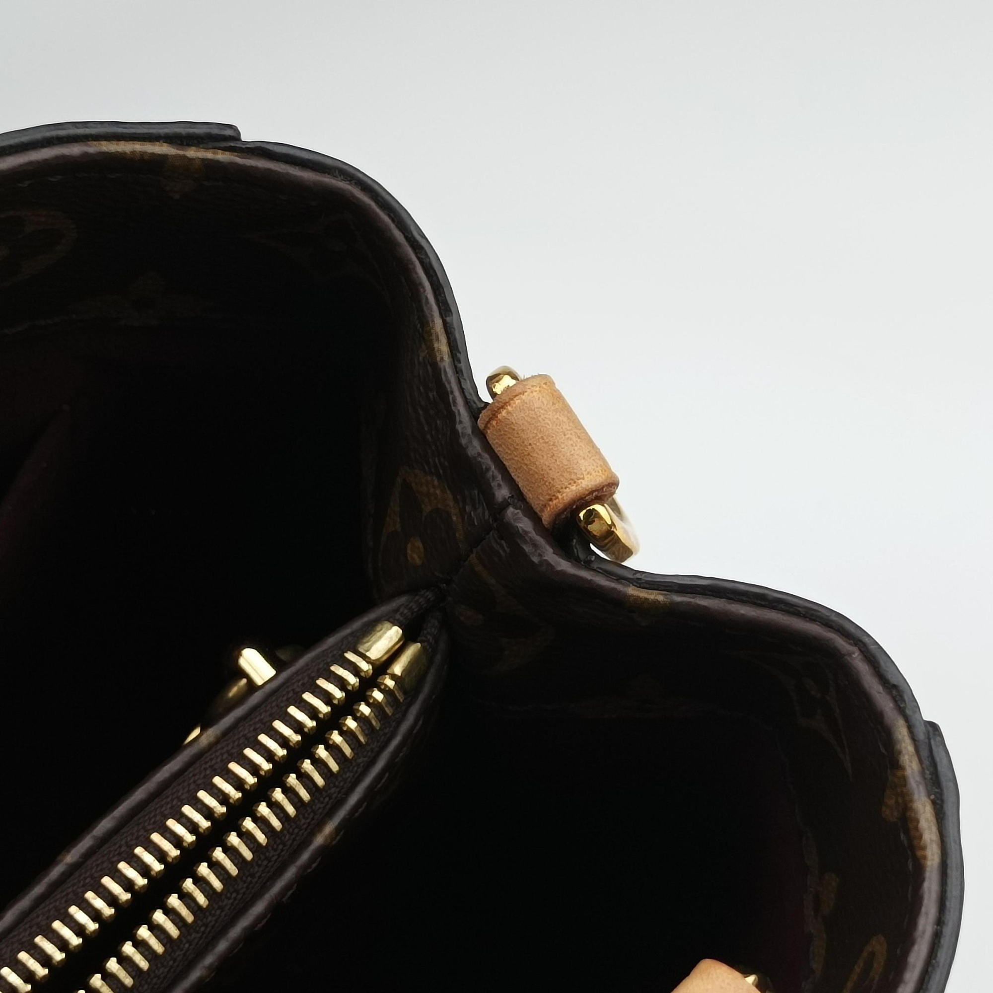 Pre-owned Louis Vuitton MONTAIGNE MM Brown Monogram Canvas M41056 shoulderbag | stylenewstar