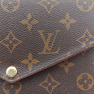 Pre-owned Louis Vuitton Pochette Felicie Brown Monogram Canvas M61276 shoulderbag | stylenewstar