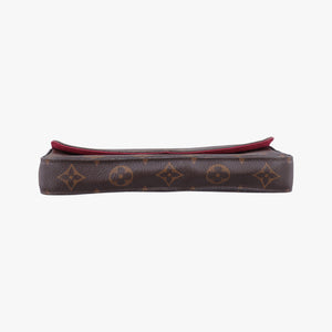 Pre-owned Louis Vuitton Pochette Felicie Brown Monogram Canvas M61276 shoulderbag | stylenewstar