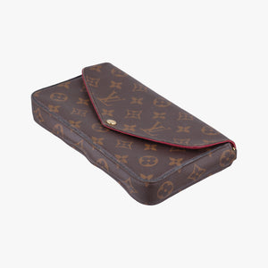 Pre-owned Louis Vuitton Pochette Felicie Brown Monogram Canvas M61276 shoulderbag | stylenewstar