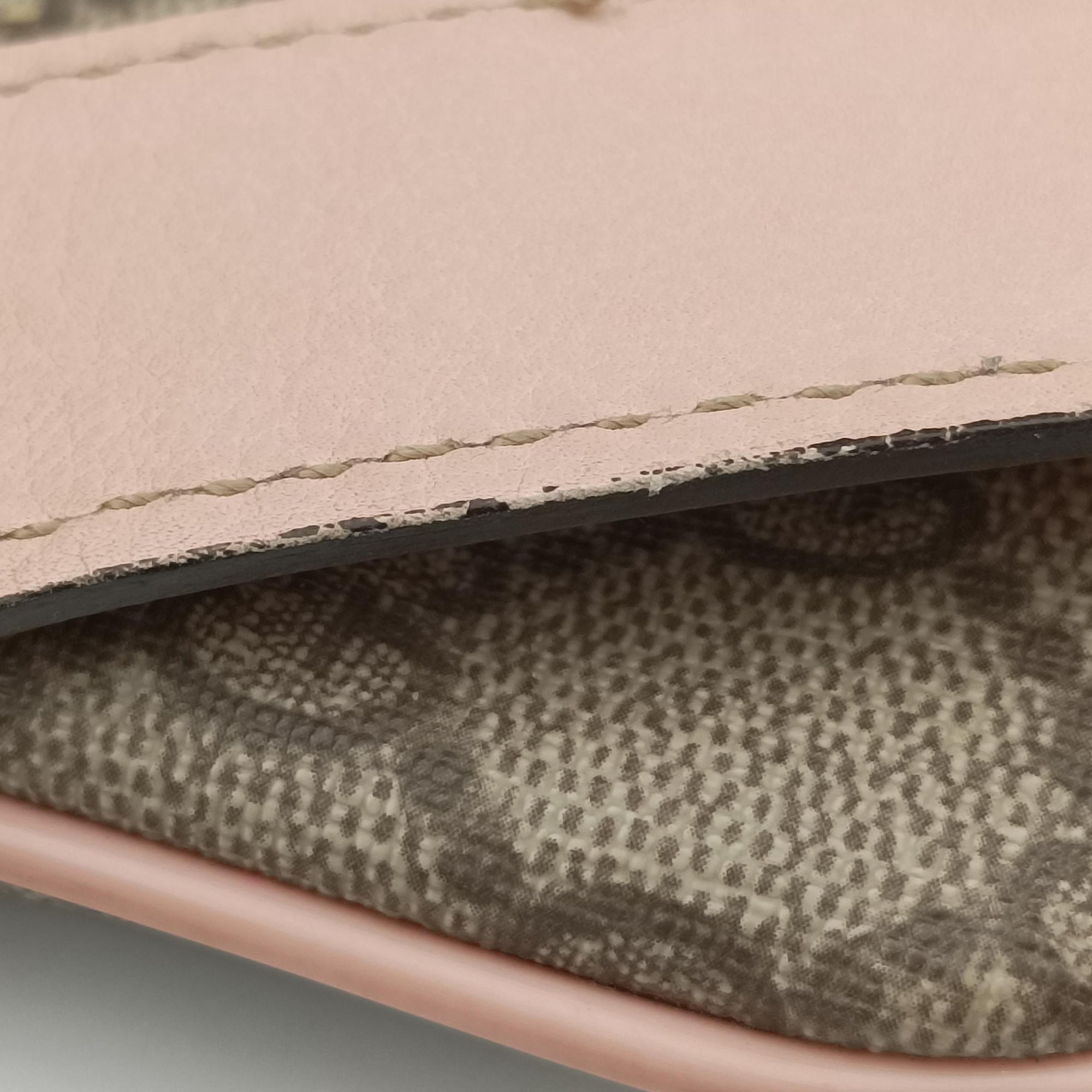 Pre-owned Gucci GG Plus GG Supreme Brown×Pink PVC coated canvas 201446 shoulderbag | stylenewstar