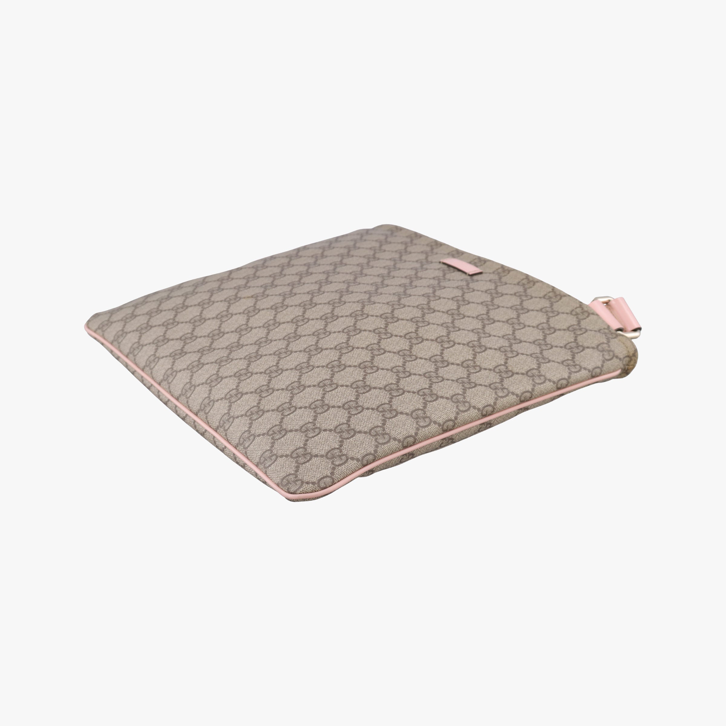 Pre-owned Gucci GG Plus GG Supreme Brown×Pink PVC coated canvas 201446 shoulderbag | stylenewstar