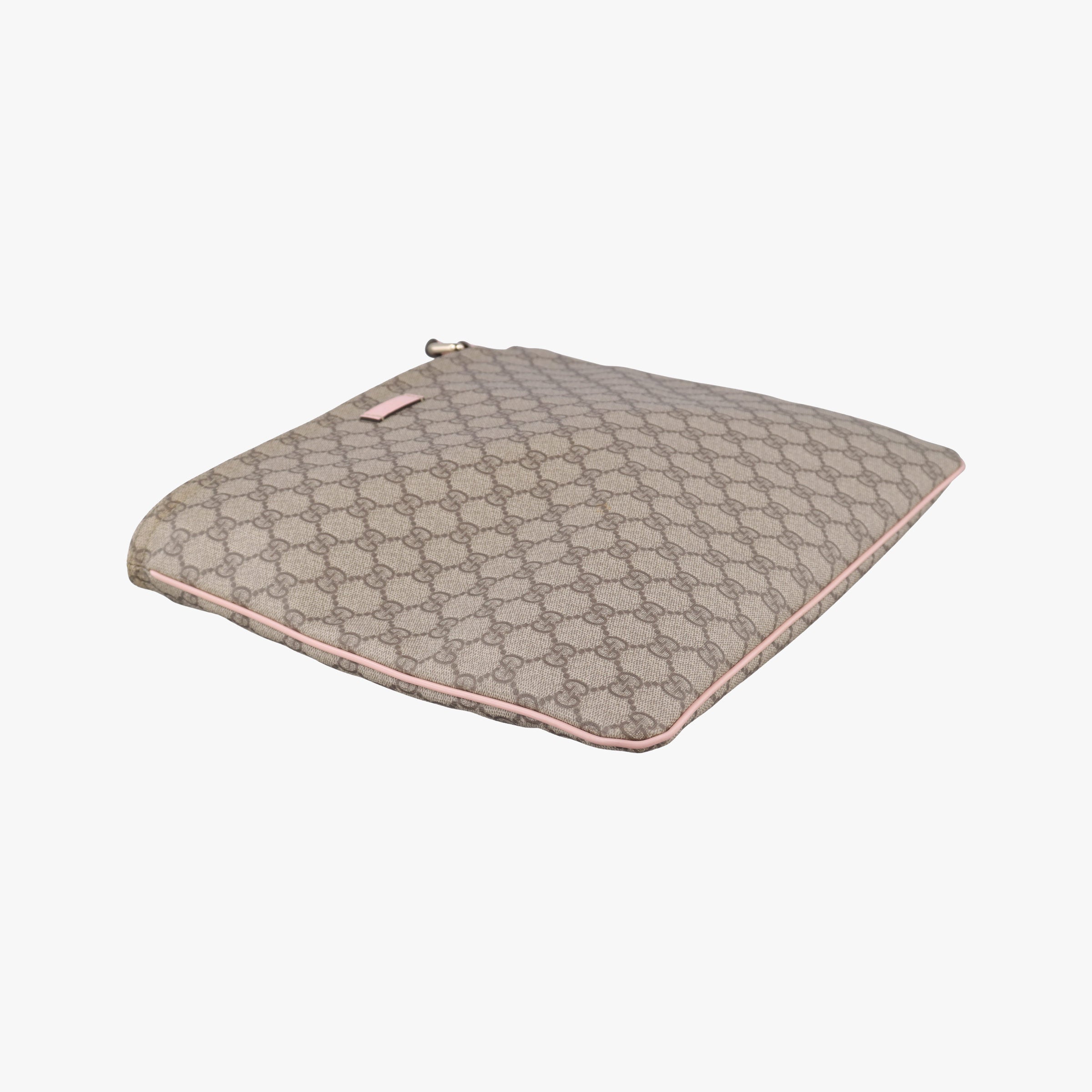 Pre-owned Gucci GG Plus GG Supreme Brown×Pink PVC coated canvas 201446 shoulderbag | stylenewstar
