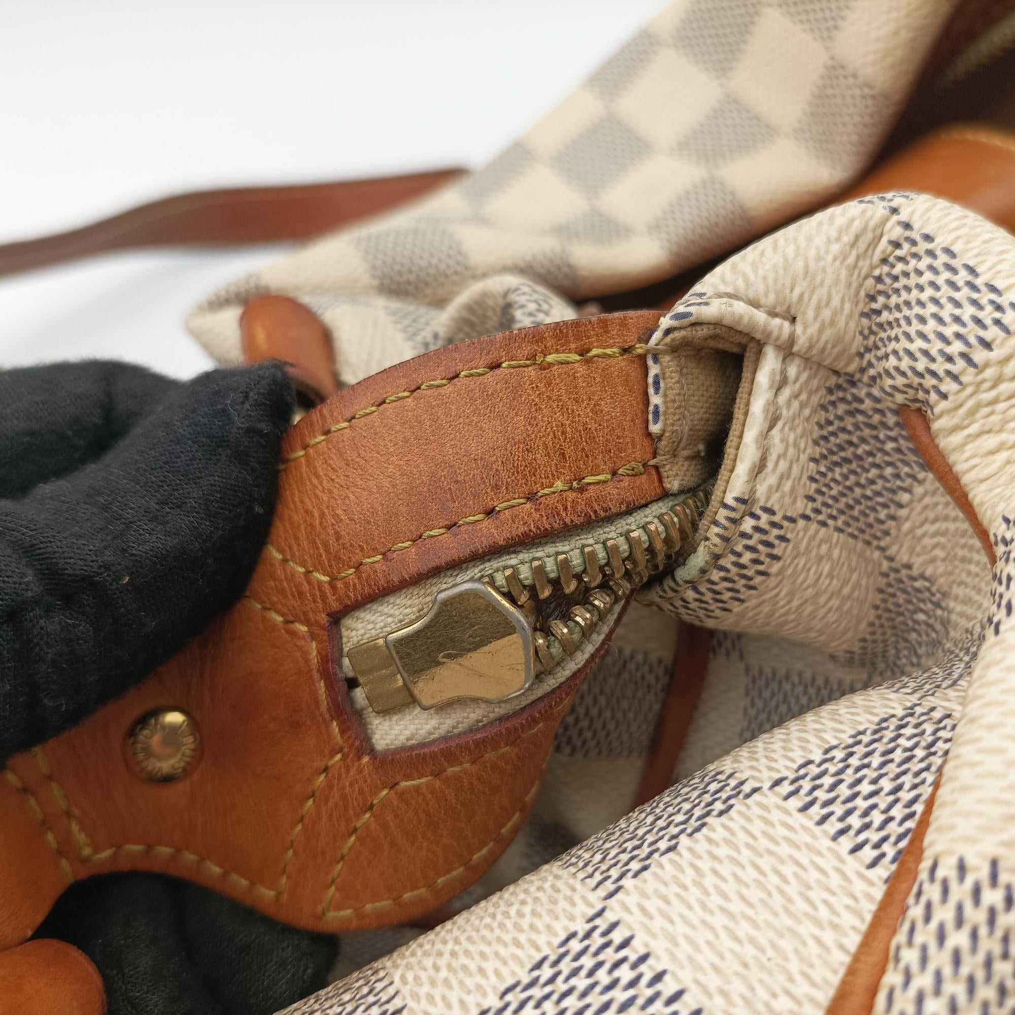 Pre-owned Louis Vuitton STRESA PM Azur Damier Canvas N42220 shoulderbag | stylenewstar