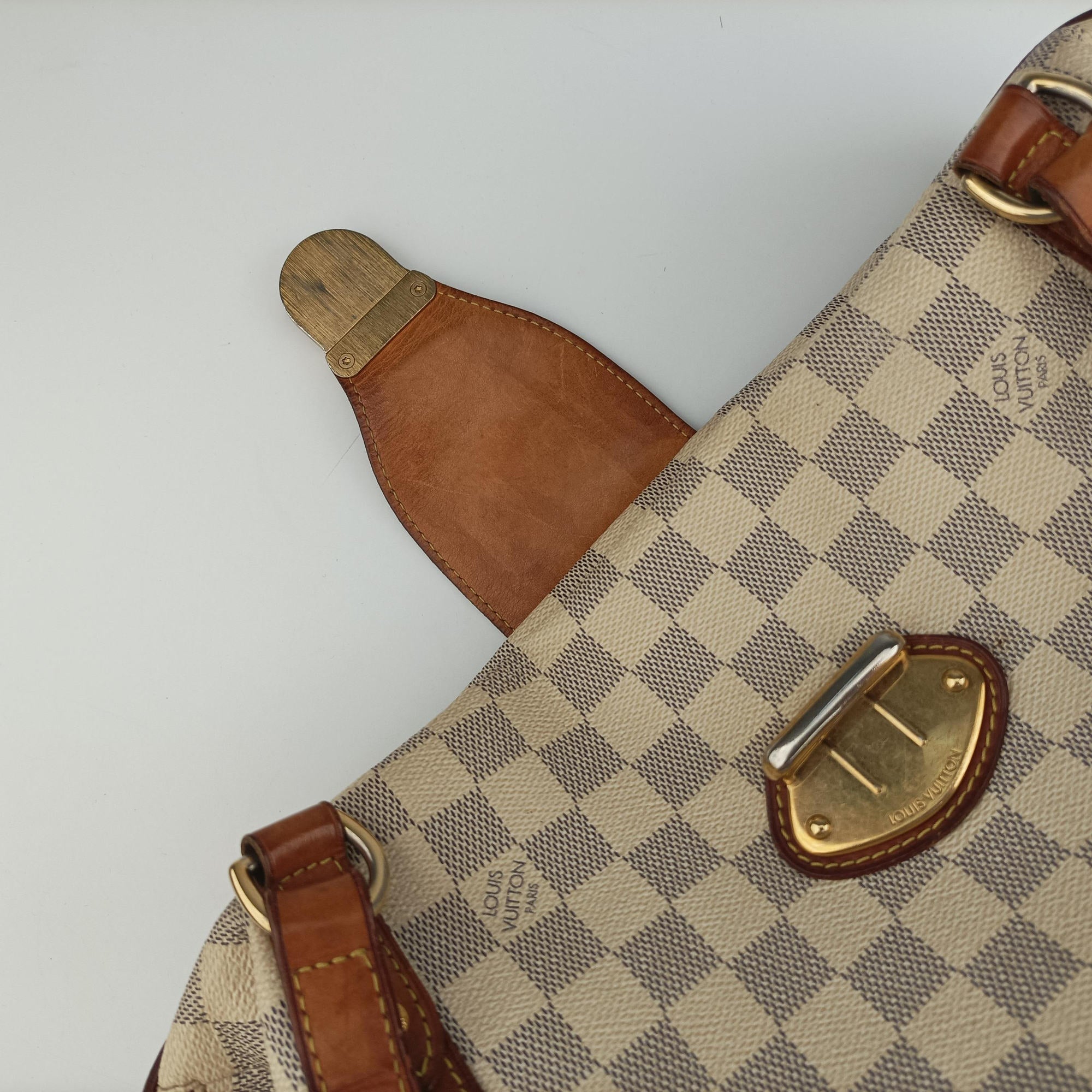 Pre-owned Louis Vuitton STRESA PM Azur Damier Canvas N42220 shoulderbag | stylenewstar