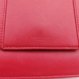 Pre-owned Yves Saint Laurent Small Betty Flap Red Leather 314516 shoulderbag | stylenewstar