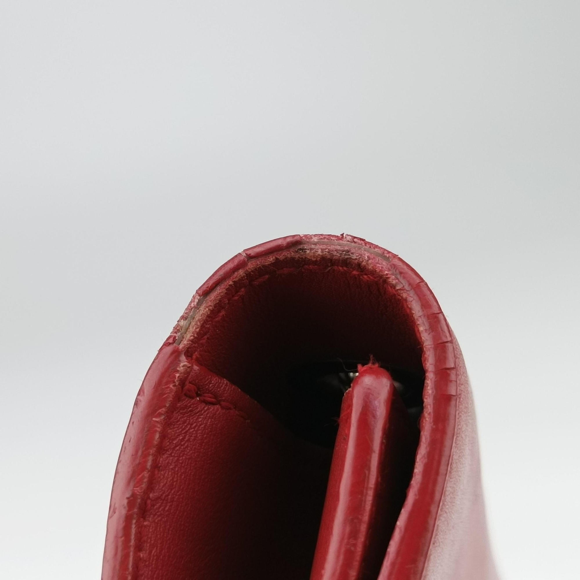 Pre-owned Yves Saint Laurent Small Betty Flap Red Leather 314516 shoulderbag | stylenewstar
