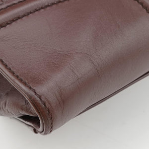 Pre-owned Gucci Treasure Burgundy Leather 163033 handbag | stylenewstar