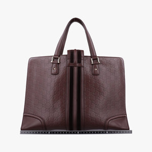 Pre-owned Gucci Treasure Burgundy Leather 163033 handbag | stylenewstar