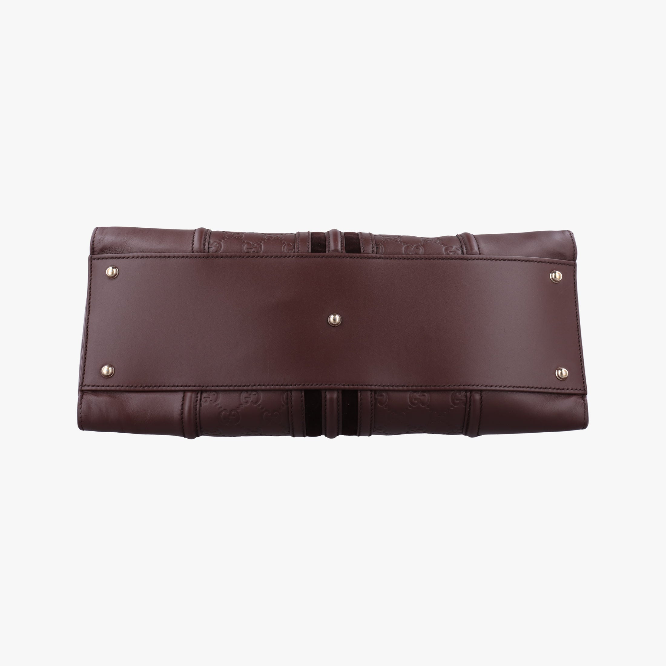 Pre-owned Gucci Treasure Burgundy Leather 163033 handbag | stylenewstar