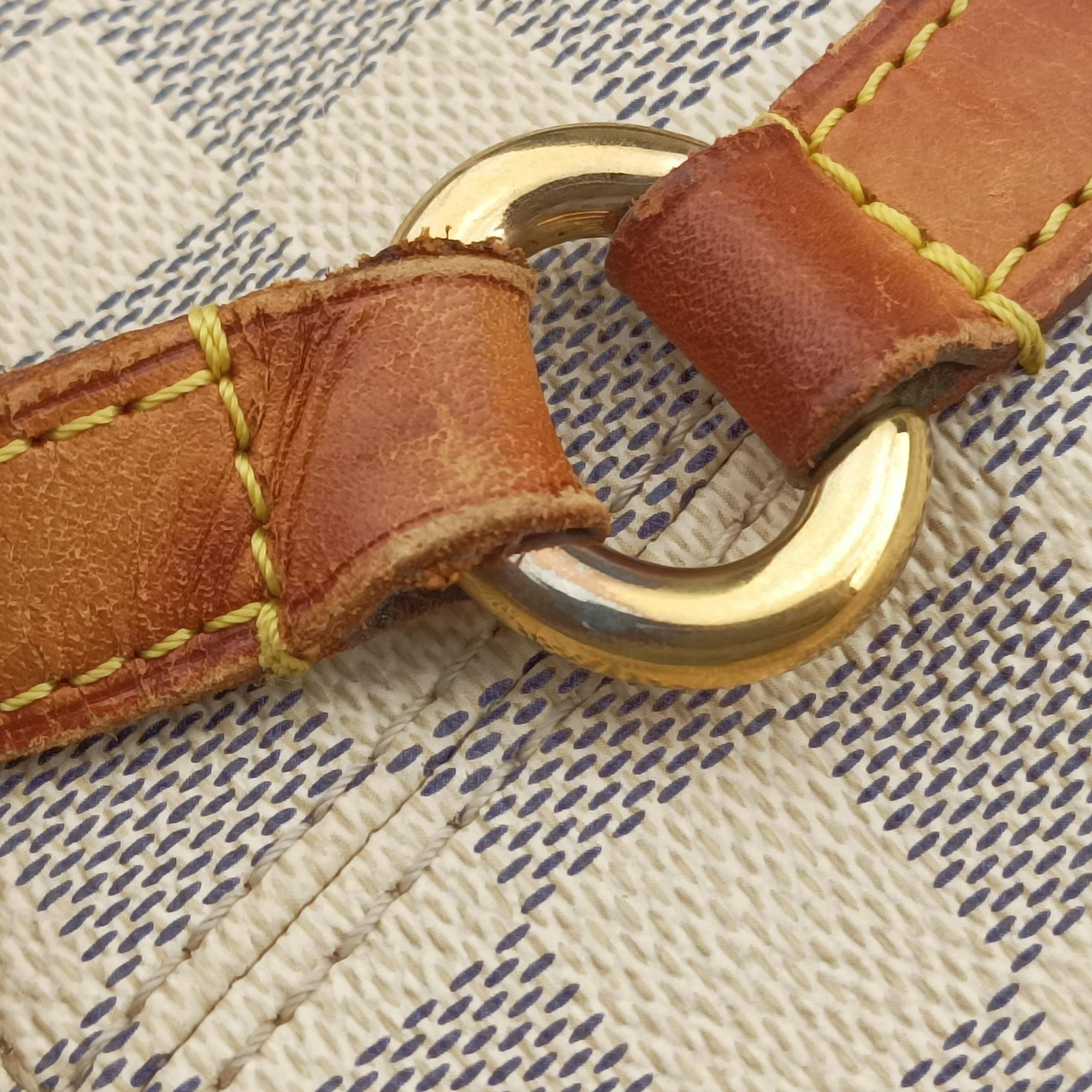 Pre-owned Louis Vuitton TOTALLY MM Azur Damier Canvas N51262 shoulderbag | stylenewstar