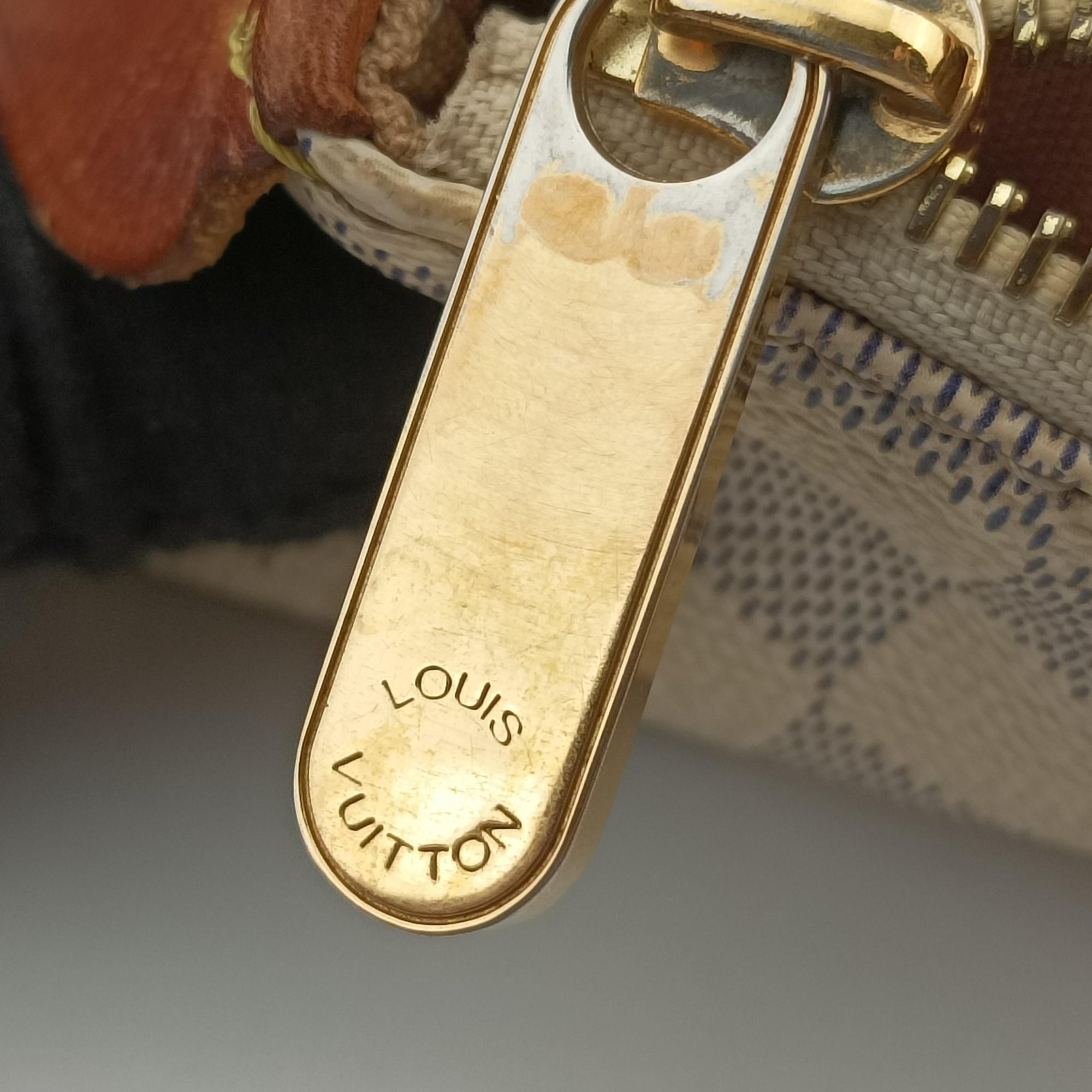Pre-owned Louis Vuitton TOTALLY MM Azur Damier Canvas N51262 shoulderbag | stylenewstar