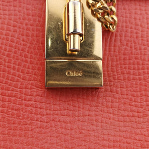 Vintage Chloe DREW Red×orange Leather  shoulderbag | stylenewstar