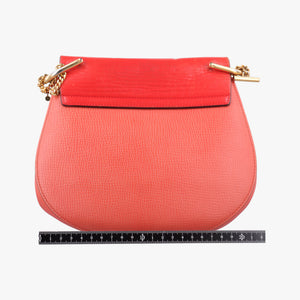 Vintage Chloe DREW Red×orange Leather  shoulderbag | stylenewstar