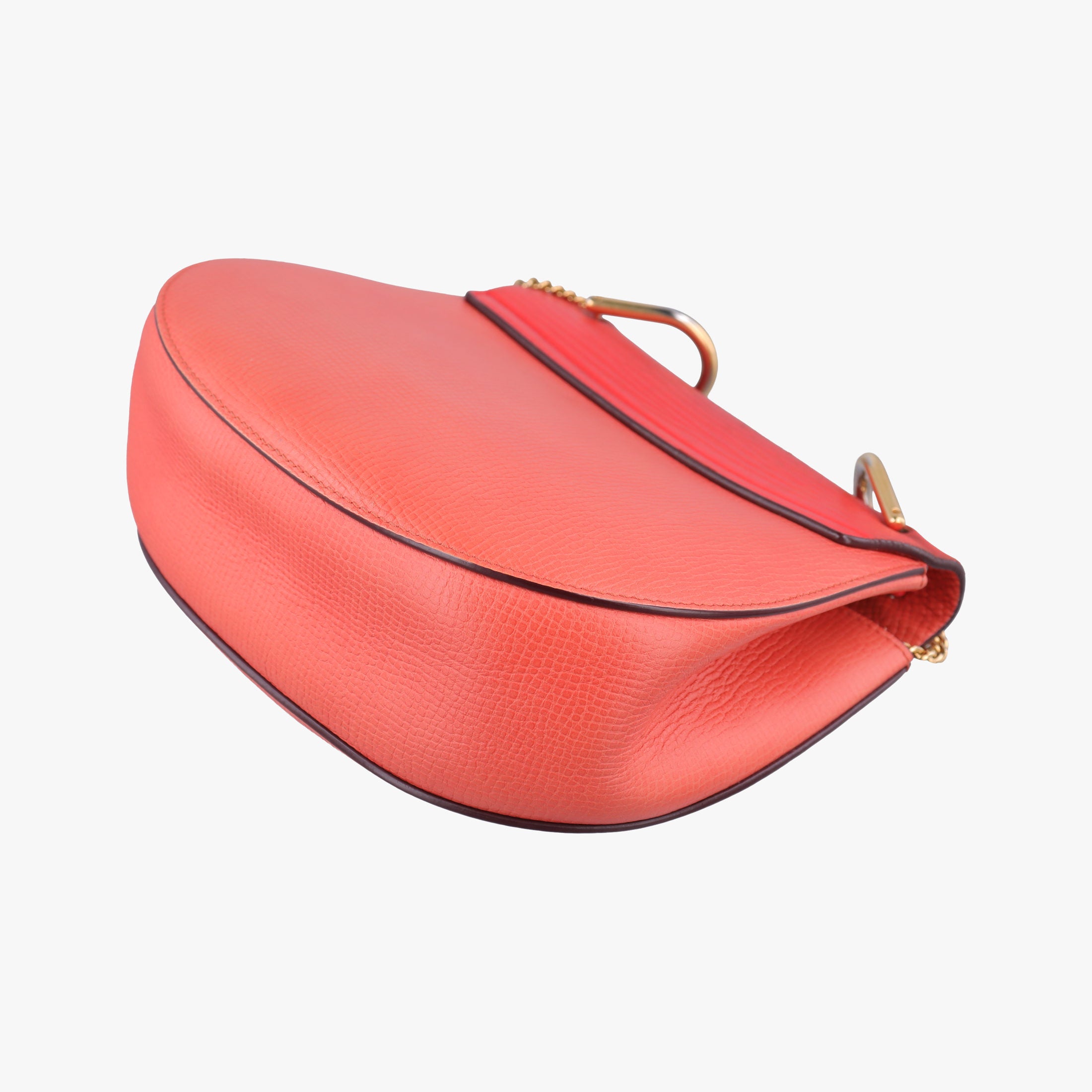 Vintage Chloe DREW Red×orange Leather  shoulderbag | stylenewstar