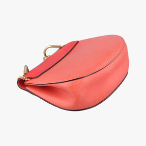 Vintage Chloe DREW Red×orange Leather  shoulderbag | stylenewstar