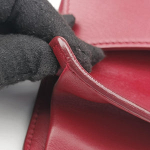 Secondhand Ferragamo Gancino Burgundy Leather  shoulderbag | stylenewstar