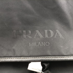 Vintage Prada Vela Messenger Bag Black Nylon V166 shoulderbag | stylenewstar