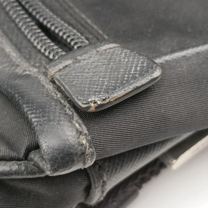 Vintage Prada Vela Messenger Bag Black Nylon V166 shoulderbag | stylenewstar