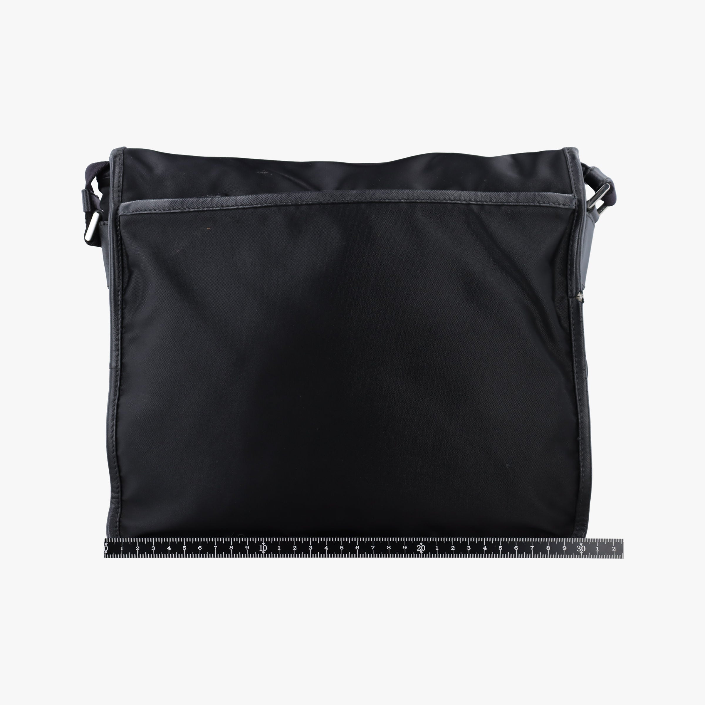 Vintage Prada Vela Messenger Bag Black Nylon V166 shoulderbag | stylenewstar