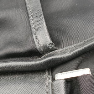 Vintage Prada Vela Messenger Bag Black Nylon V166 shoulderbag | stylenewstar