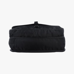 Vintage Prada Vela Messenger Bag Black Nylon V166 shoulderbag | stylenewstar