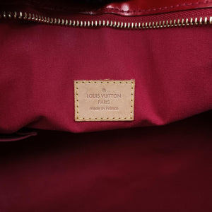 Pre-owned Louis Vuitton Rosewood FRAMBOISE Vernis M91989 handbag | stylenewstar