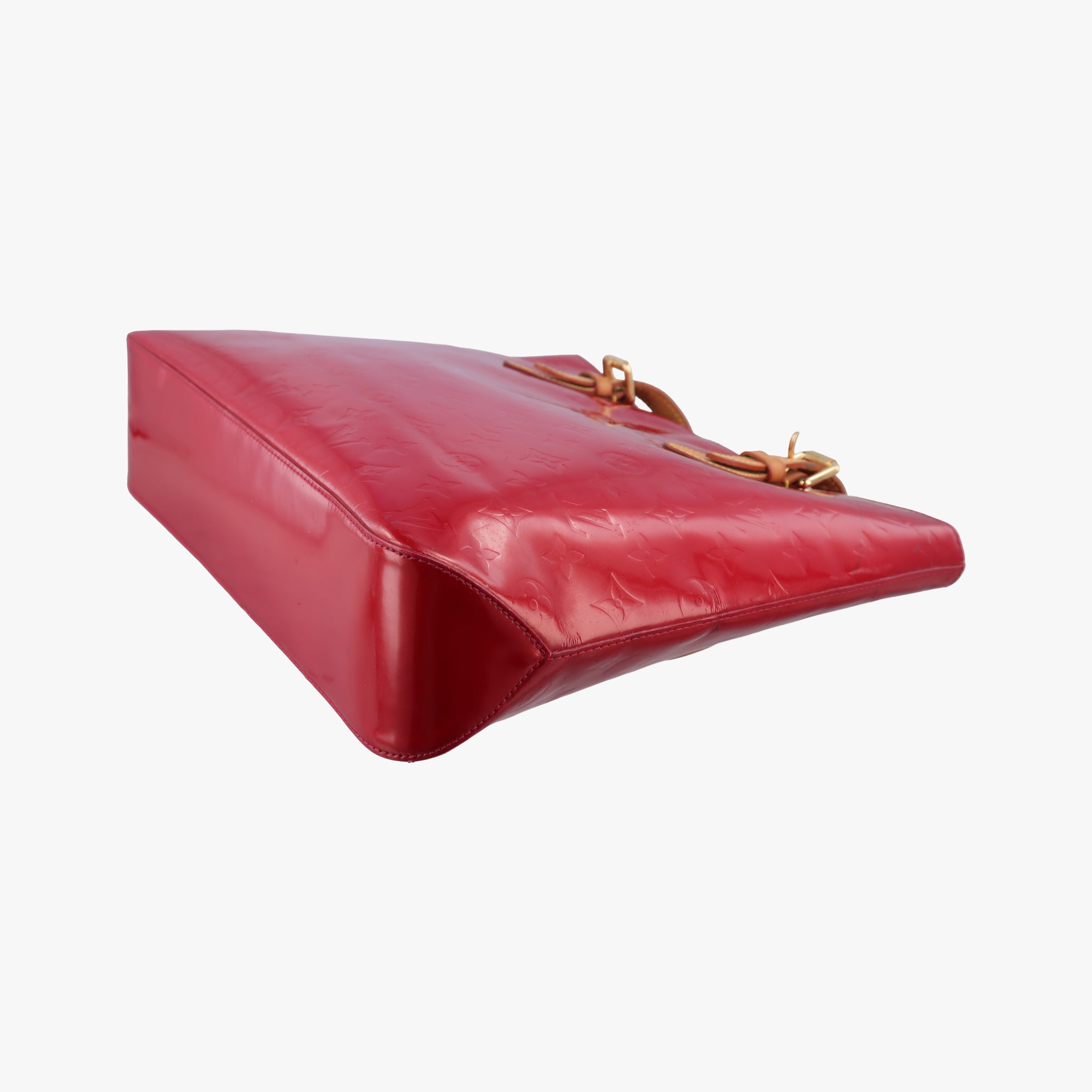 Pre-owned Louis Vuitton Rosewood FRAMBOISE Vernis M91989 handbag | stylenewstar