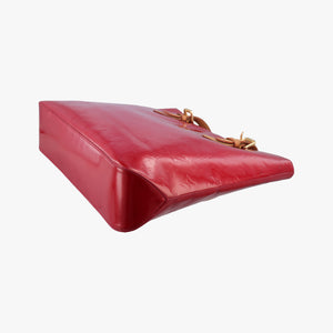 Pre-owned Louis Vuitton Rosewood FRAMBOISE Vernis M91989 handbag | stylenewstar