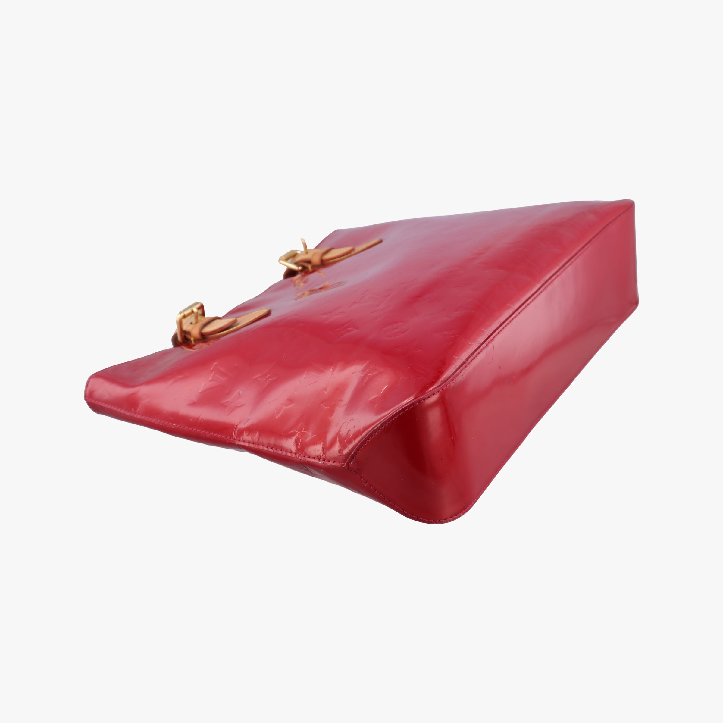 Pre-owned Louis Vuitton Rosewood FRAMBOISE Vernis M91989 handbag | stylenewstar