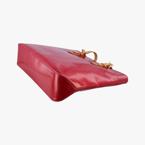 Pre-owned Louis Vuitton Rosewood FRAMBOISE Vernis M91989 handbag | stylenewstar