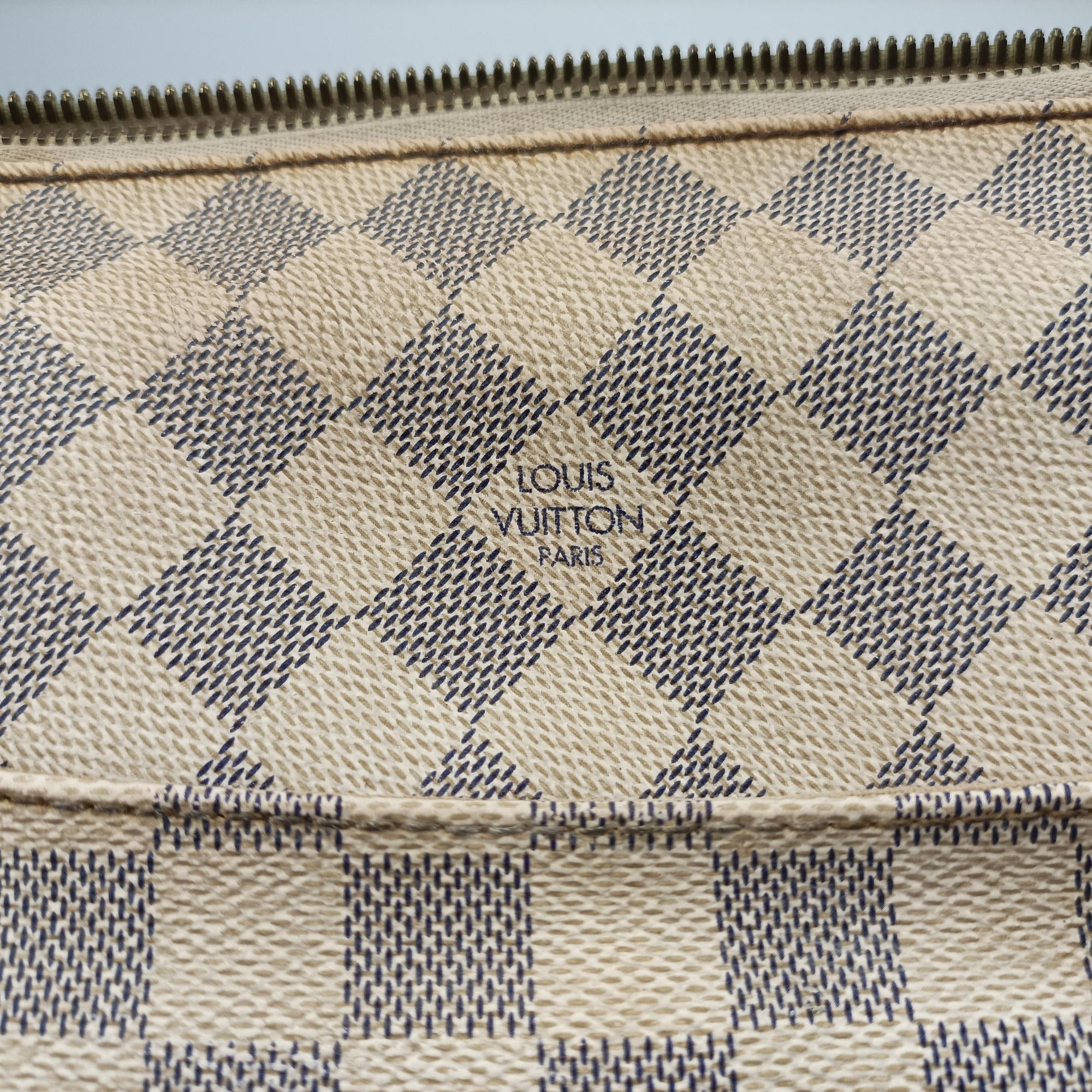 Pre-owned Louis Vuitton Figheri PM Azur Damier Canvas N41176 shoulderbag | stylenewstar
