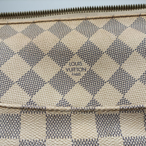 Pre-owned Louis Vuitton Figheri PM Azur Damier Canvas N41176 shoulderbag | stylenewstar