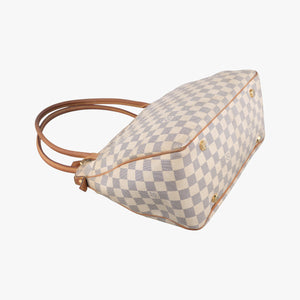 Pre-owned Louis Vuitton Figheri PM Azur Damier Canvas N41176 shoulderbag | stylenewstar