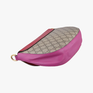 Pre-owned Gucci Padlock Guccissima Beige×Red×Multicolour PVC coated canvas×Leather 453189 shoulderbag | stylenewstar