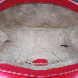 Pre-owned Gucci Padlock Guccissima Beige×Red×Multicolour PVC coated canvas×Leather 453189 shoulderbag | stylenewstar