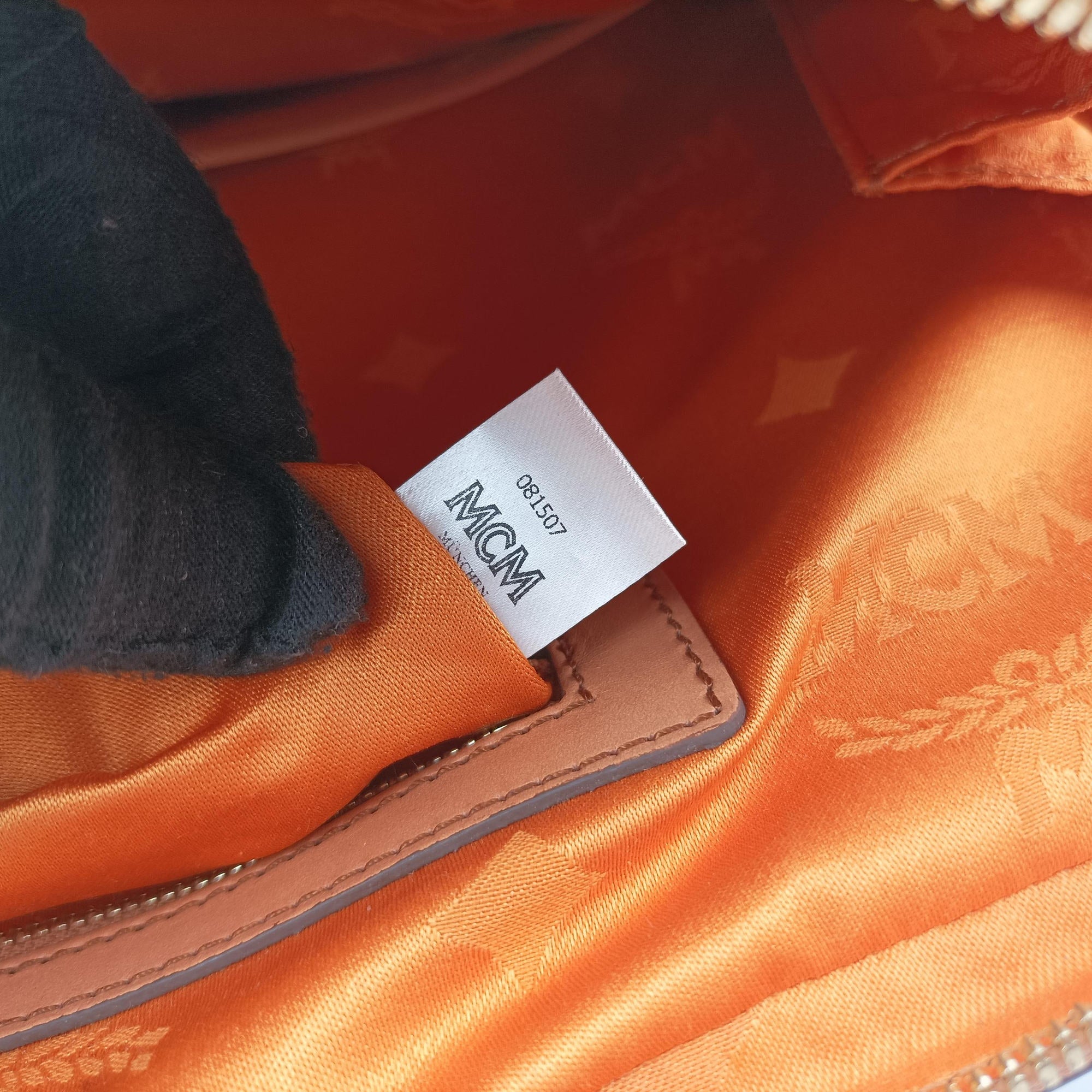 Secondhand MCM Logogram business Brown Leather  handbag | stylenewstar