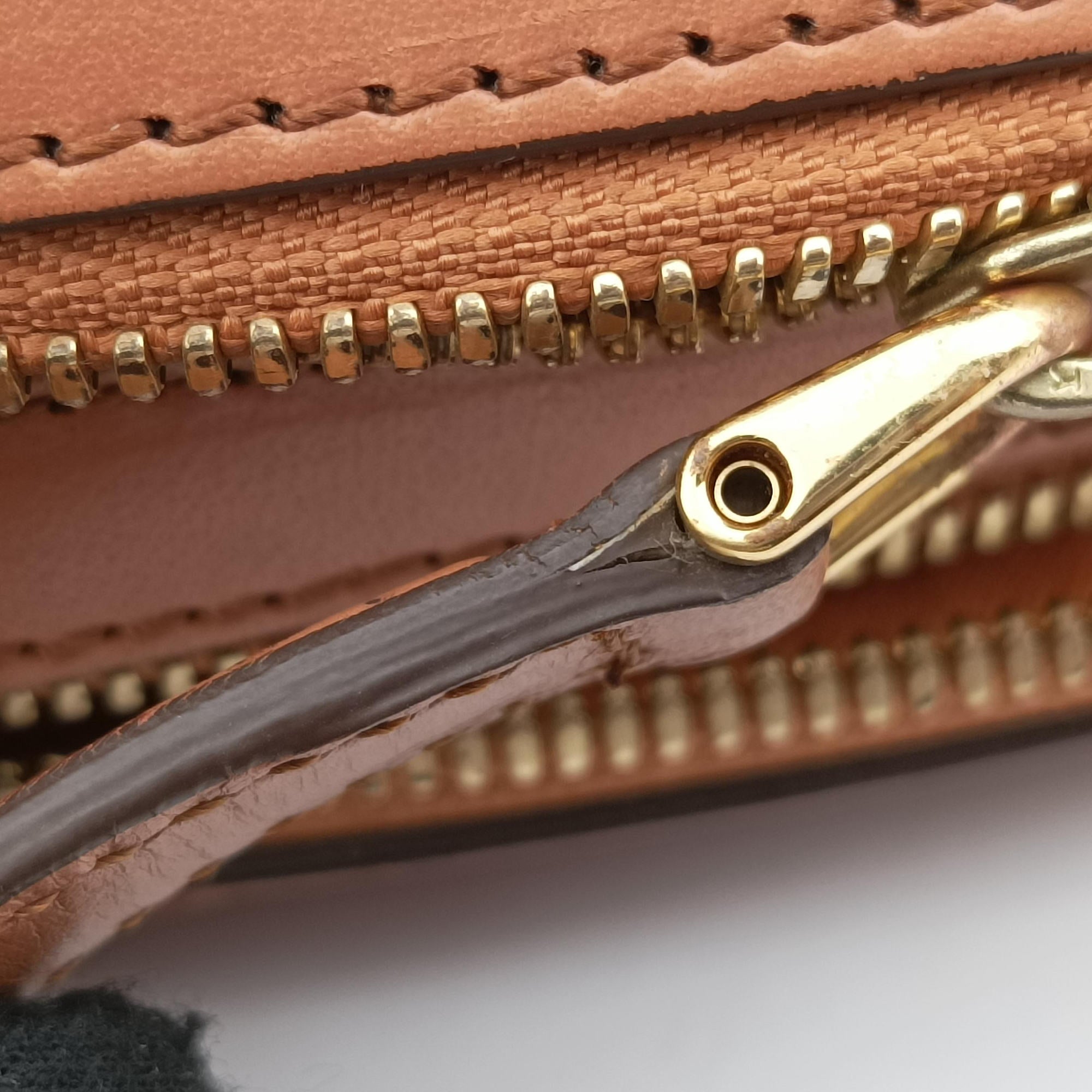 Secondhand MCM Logogram business Brown Leather  handbag | stylenewstar
