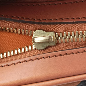 Secondhand MCM Logogram business Brown Leather  handbag | stylenewstar