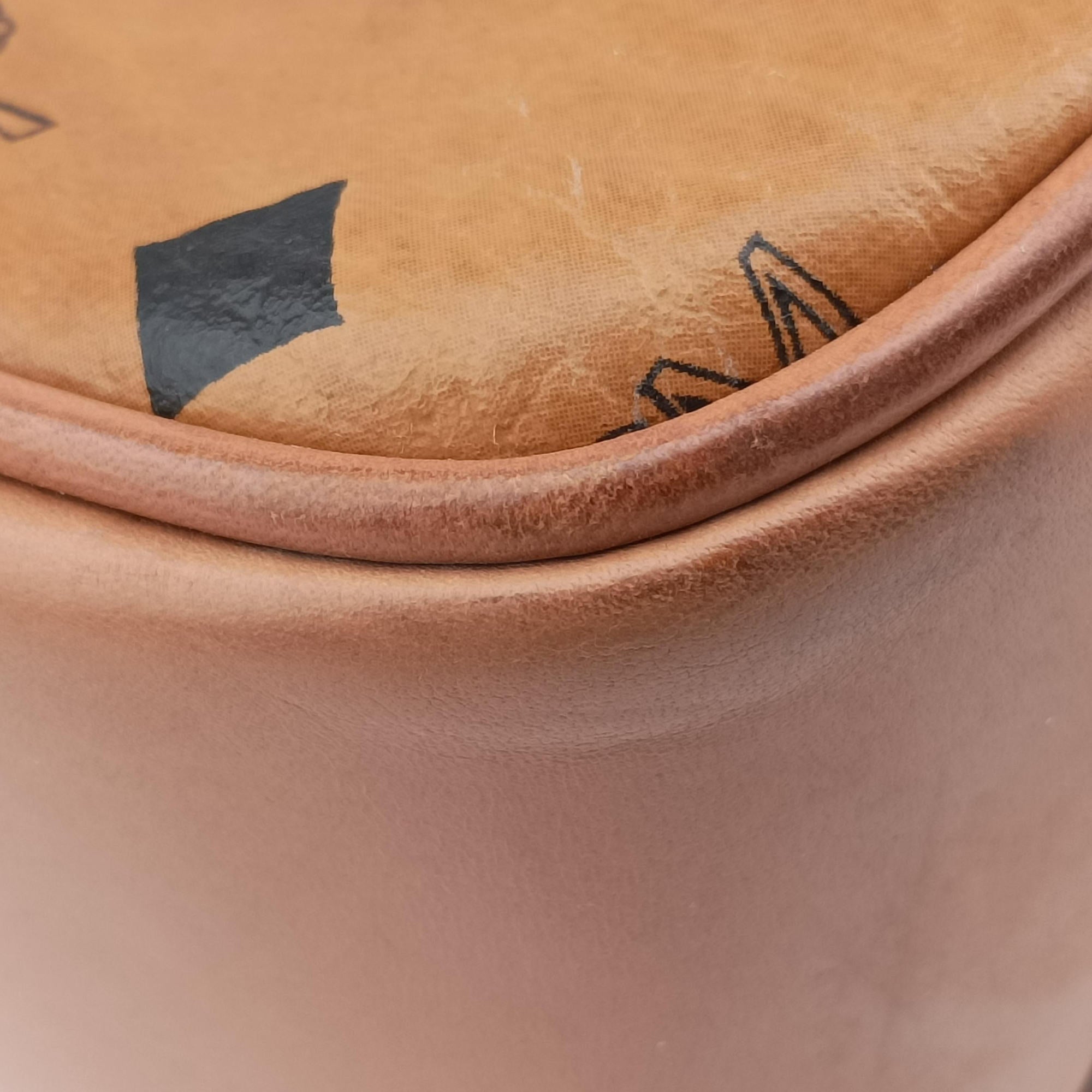 Secondhand MCM Logogram business Brown Leather  handbag | stylenewstar