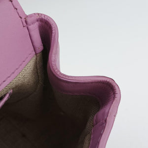 Pre-owned VERSACE Palazzo Empire Medusa Pink Leather  shoulderbag | stylenewstar