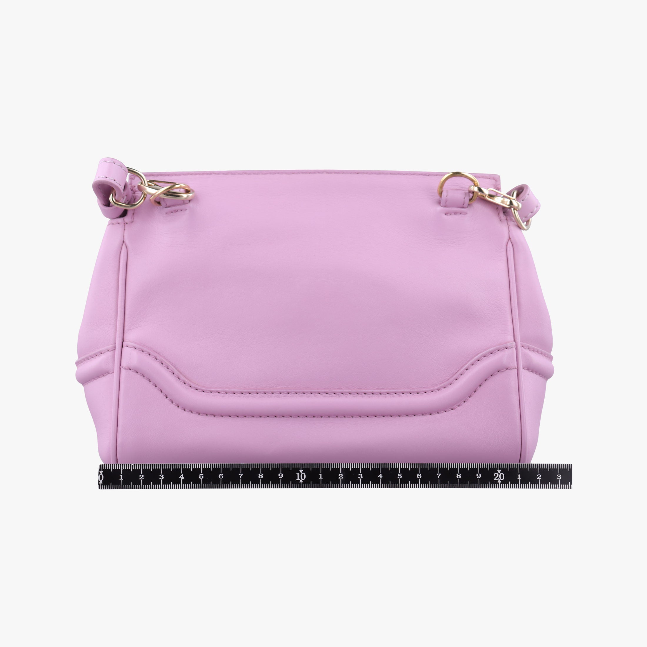 Pre-owned VERSACE Palazzo Empire Medusa Pink Leather  shoulderbag | stylenewstar