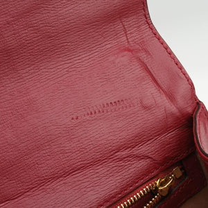 Pre-owned Gucci Sylvie red×Multicolour Leather 524405 shoulderbag | stylenewstar