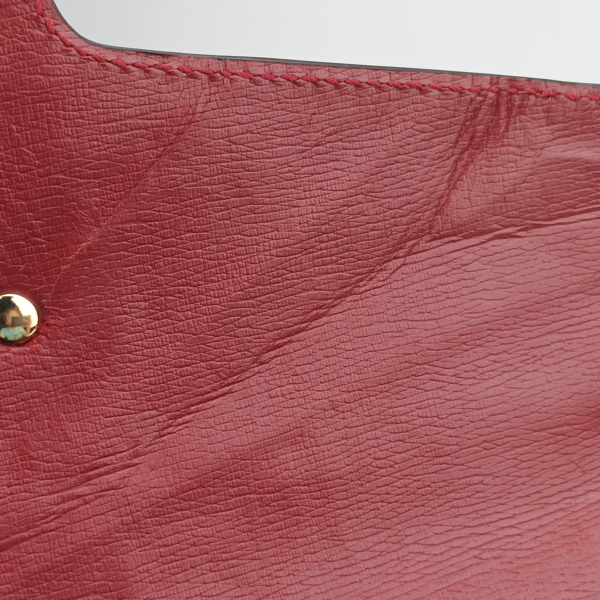 Pre-owned Gucci Sylvie red×Multicolour Leather 524405 shoulderbag | stylenewstar