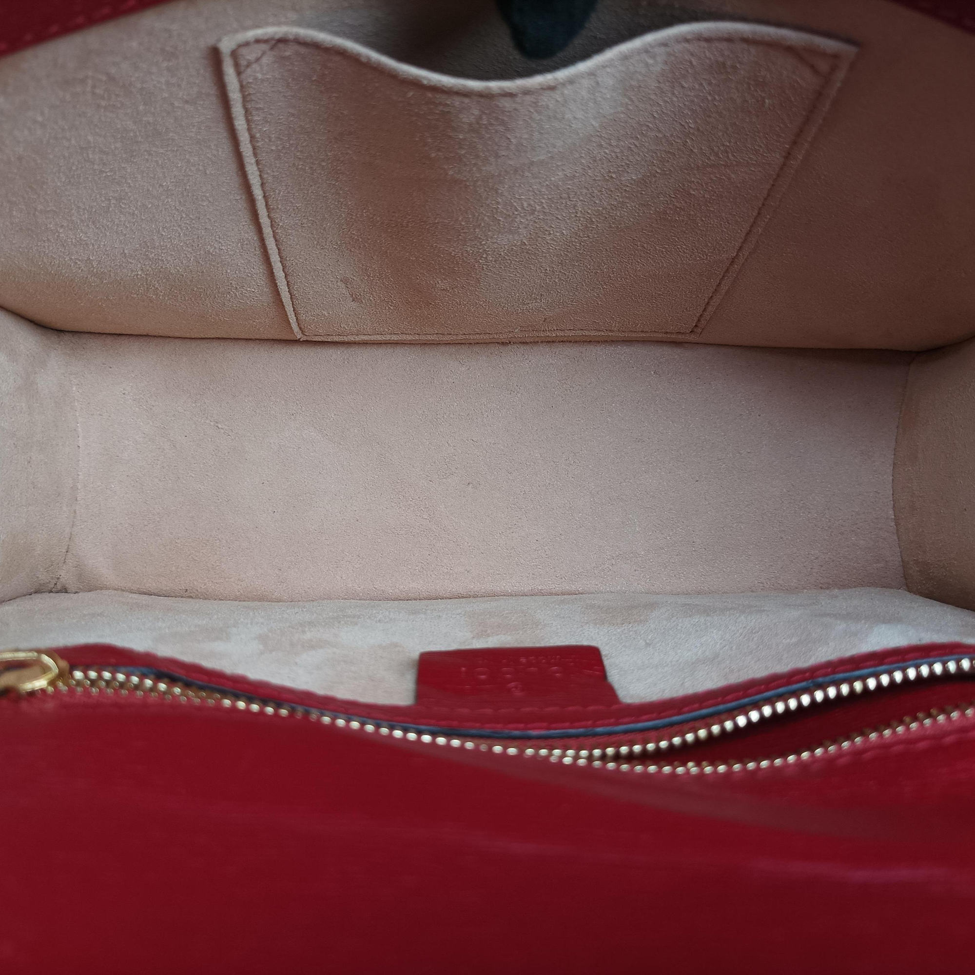 Pre-owned Gucci Sylvie red×Multicolour Leather 524405 shoulderbag | stylenewstar