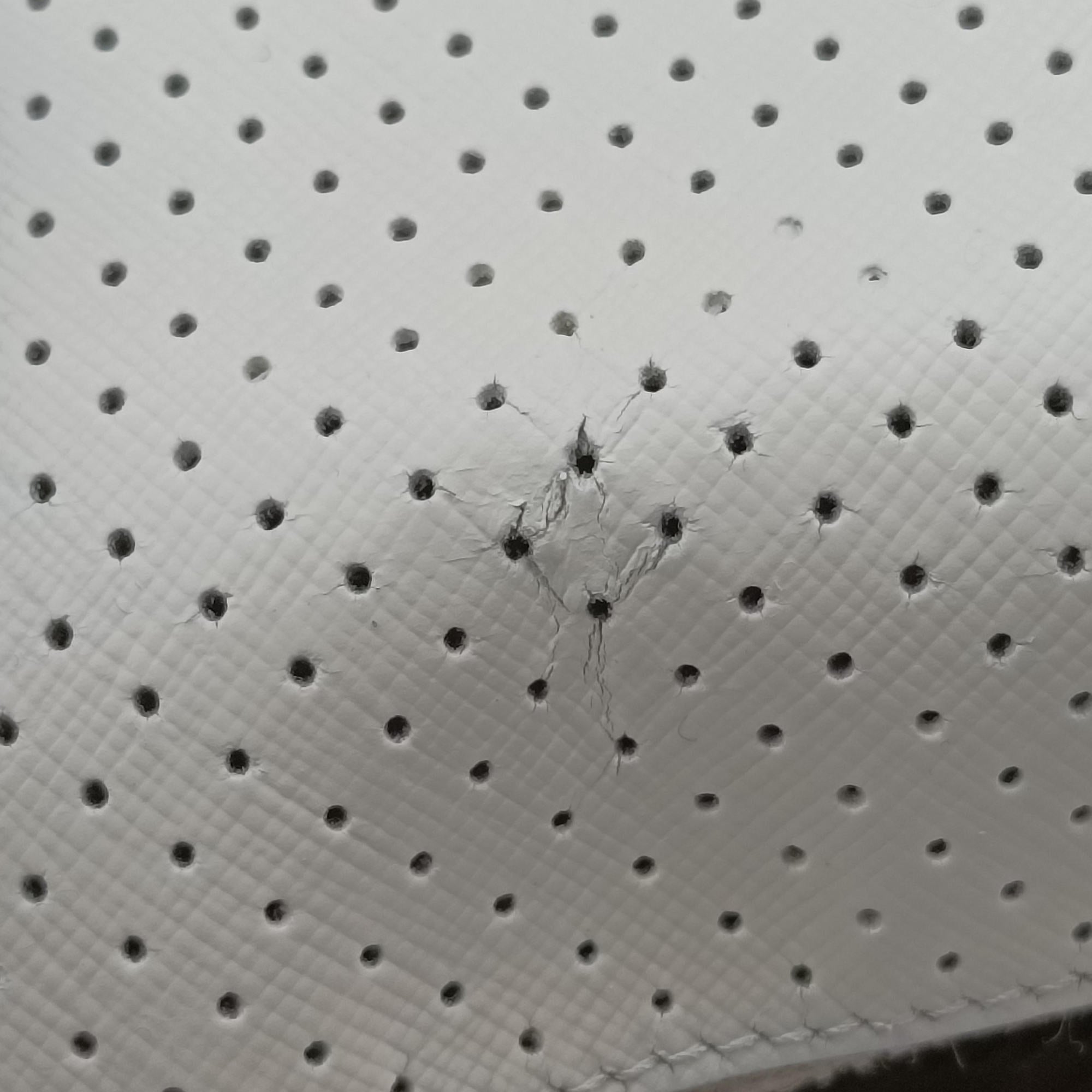 Secondhand Prada Perforated White leather  handbag | stylenewstar