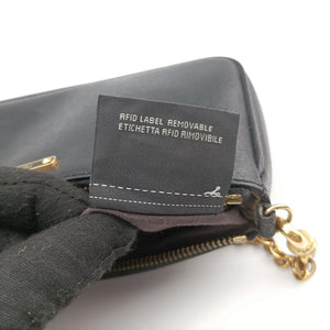 Pre-owned Fendi accessory pouch Black Leather 8M0271 handbag | stylenewstar