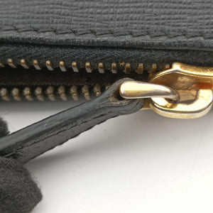 Pre-owned Fendi accessory pouch Black Leather 8M0271 handbag | stylenewstar