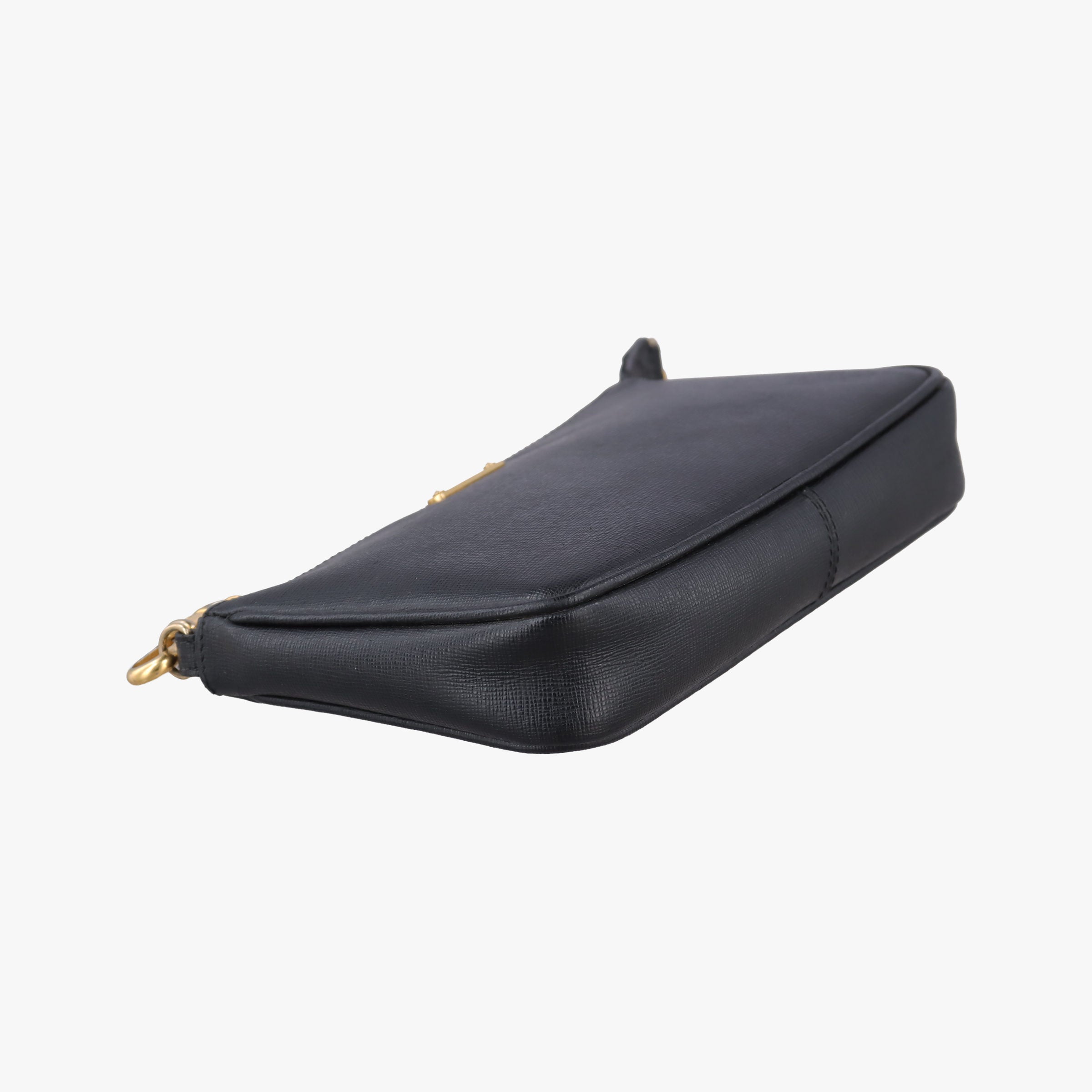 Pre-owned Fendi accessory pouch Black Leather 8M0271 handbag | stylenewstar